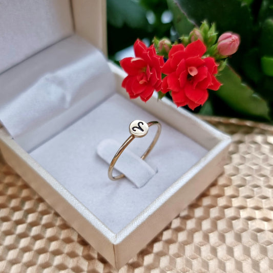 טבעת זהב אמיתי הורוסקופ טלה